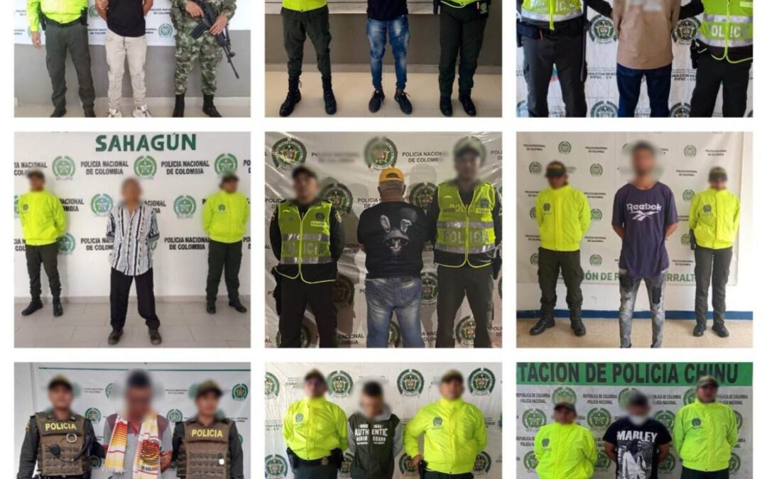 Capturan en Córdoba a nueve hombres por delitos sexuales con menores de 14 años